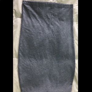 ✨Forever 21 Grey Stretch Maxi Skirt.